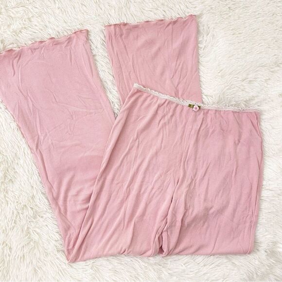 PacSun Beverly & Beck Pink Flare Pants - Picture 1 of 6